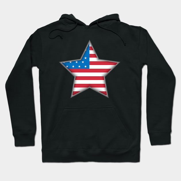 Independence Day Hoodie by gold package